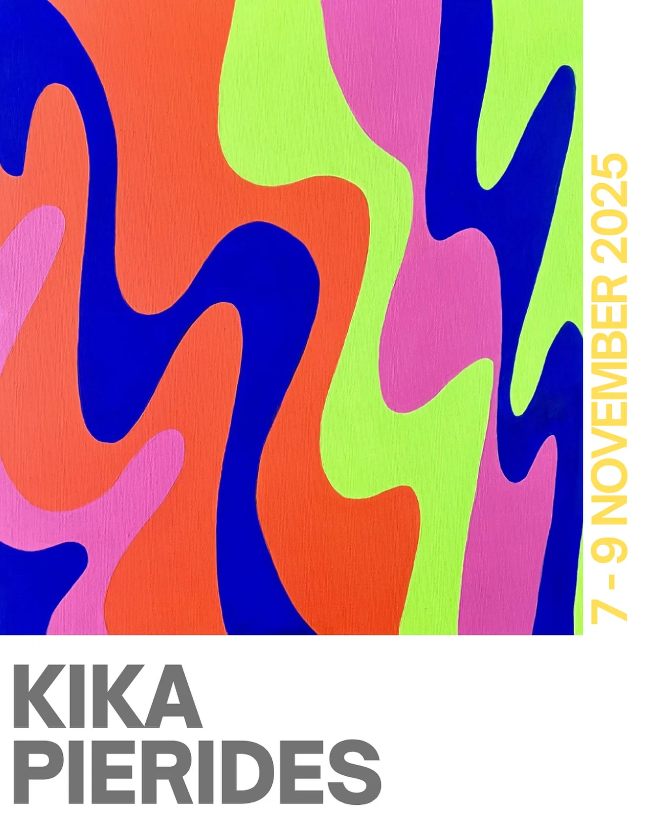 Highgate Art Fair poster featuring Kika Pierides