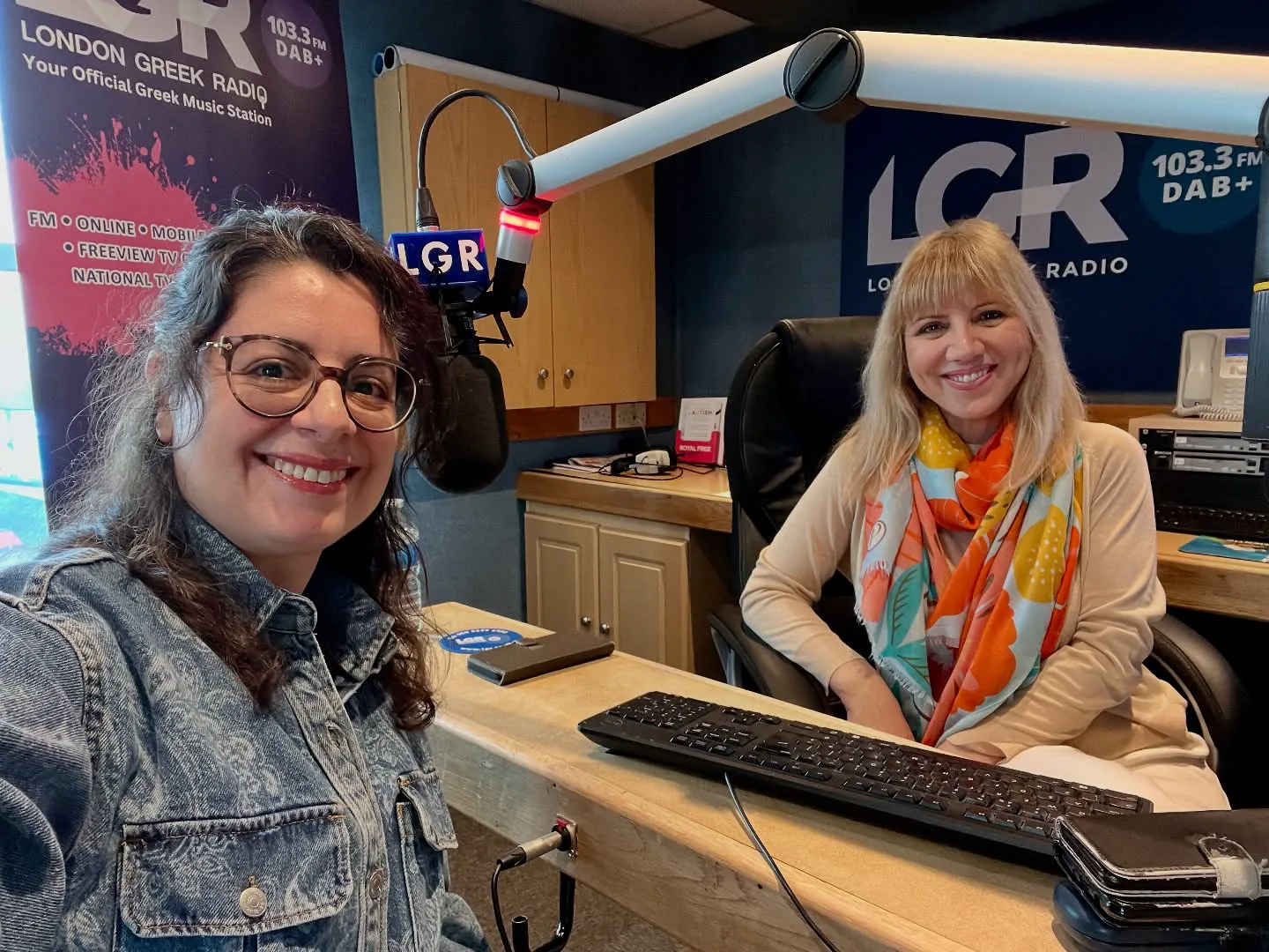 Kika Pierides during her London Greek Radio interview