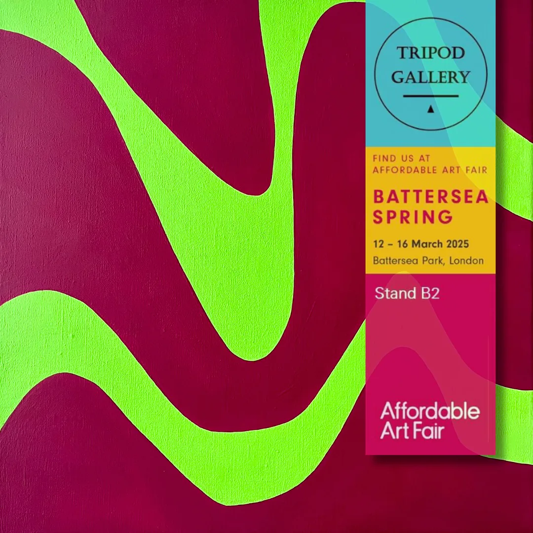 Tripod Gallery Affordable Art Fair promo artwork