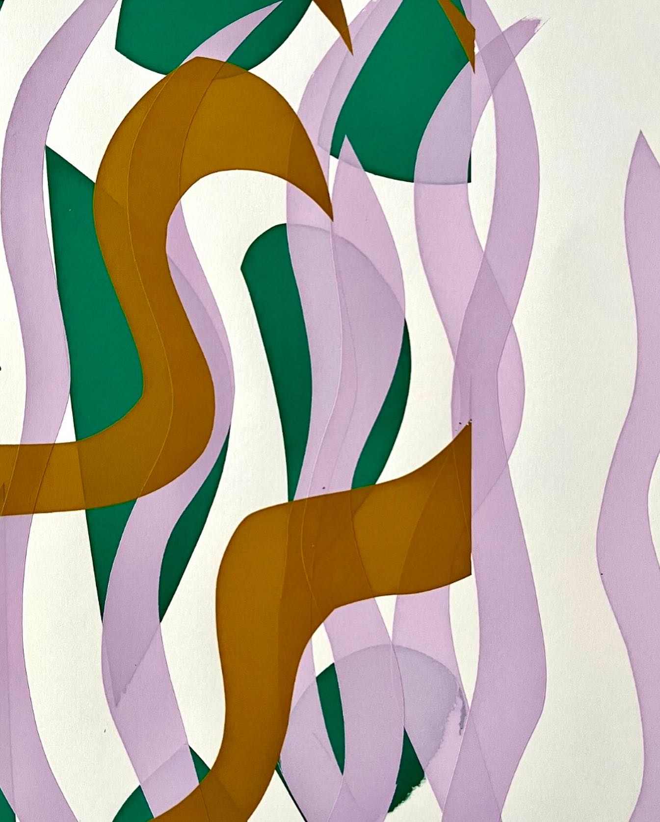 Abstract screen print wavy.