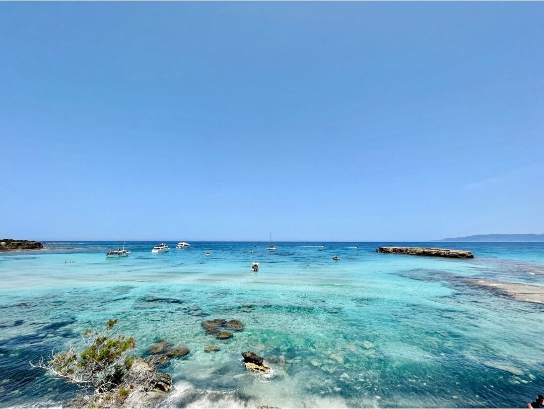 Cyprus coastal landscape.