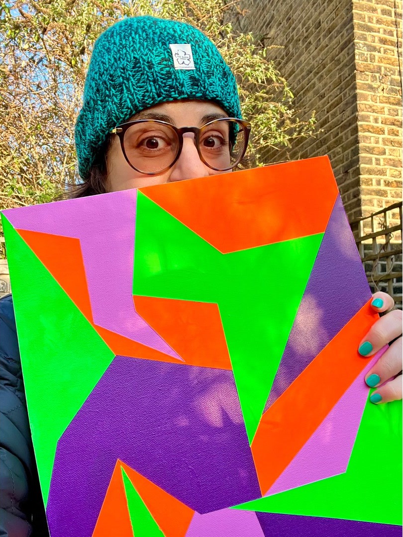 Kika pierides abstract art.