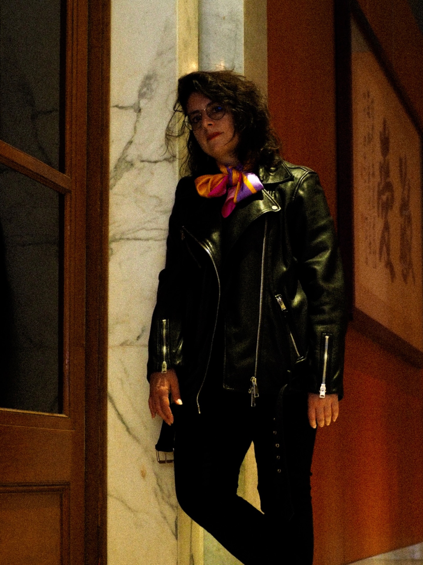 Kika pierides portrait hallway.