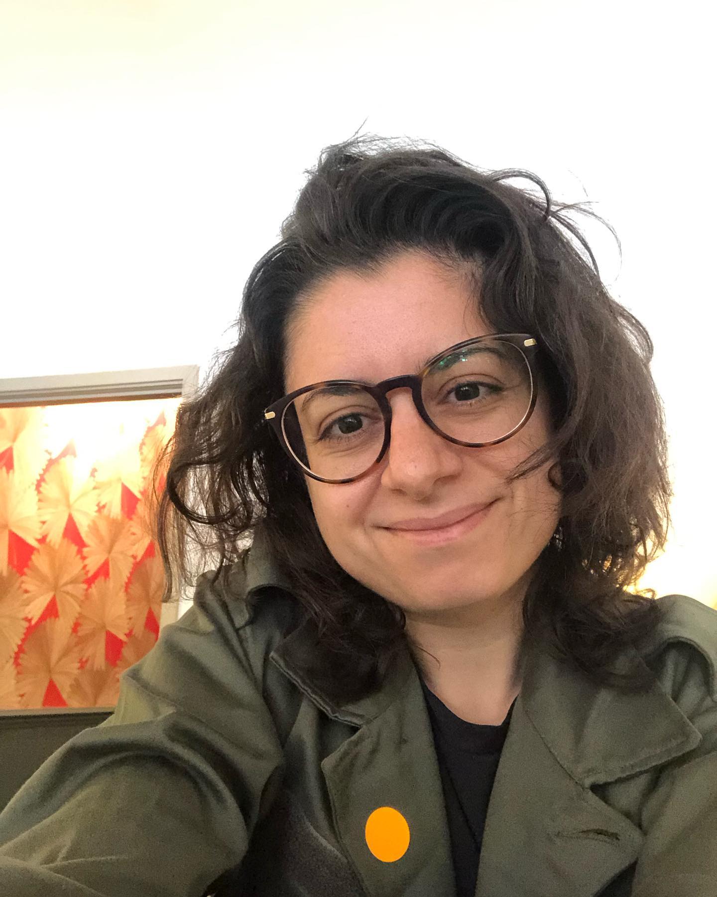 Kika pierides selfie portrait.