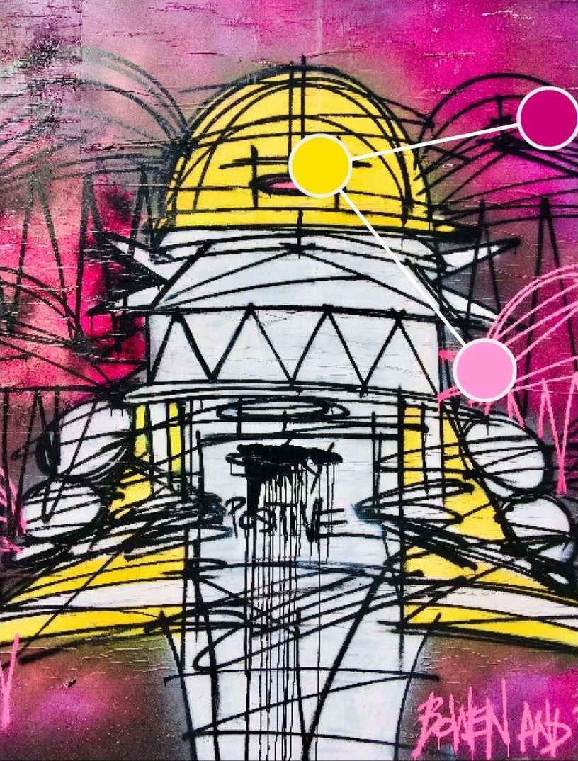 St pauls dome art painting.